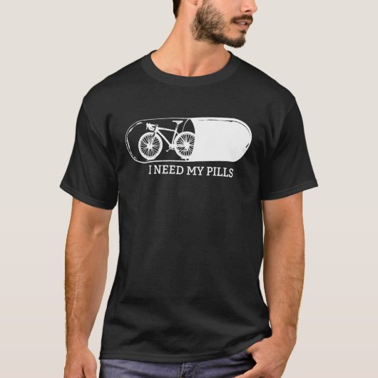 Fietscyclofielenrijder die ik nodig heb t-shirt (Voorkant)
