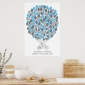 Fietscyclus - 150 handtekeningen, gastboek alterna poster (Keuken)