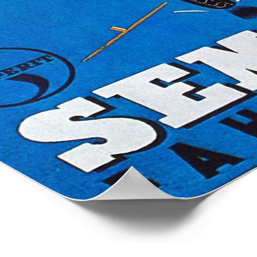 Fietscyclus Adverteren semperit Poster (Hoek)