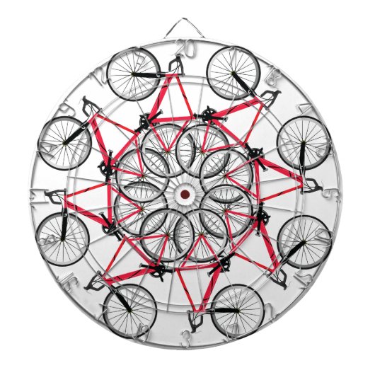 Fietscyclus Dartbord (Voorkant)