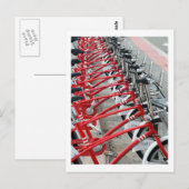 Fietscyclus fietsen Barcelona Spanje Briefkaart (Voorkant / Achterkant)
