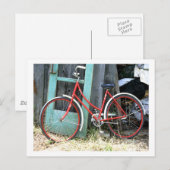Fietscyclus fietsen oude vorm briefkaart (Voorkant / Achterkant)