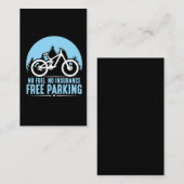 Fietscyclus Geen brandstof Geen verzekering en gra Visitekaartje (Voorkant / Achterkant)