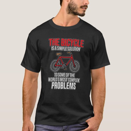 Fietscyclus is een fietscyclus voor het fietsen va t-shirt (Voorkant)