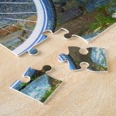 Fietscyclus met bloem, Kopenhagen, Denemarken Legpuzzel (Zijkant)