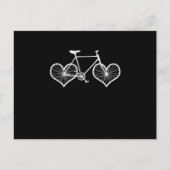 Fietscyclus met wielwielaandrijving briefkaart (Voorkant)