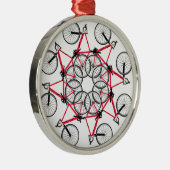 Fietscyclus Metalen Ornament (Rechts)