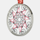 Fietscyclus Metalen Ornament (Links)