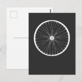 Fietscyclus voor fietsen met fietsen briefkaart (Voorkant / Achterkant)