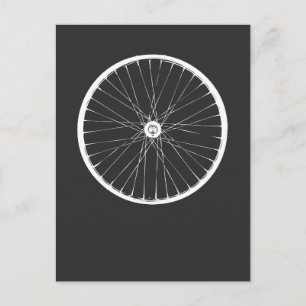 Fietscyclus voor fietsen met fietsen briefkaart