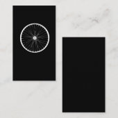 Fietscyclus voor fietsen met fietsen visitekaartje (Voorkant / Achterkant)