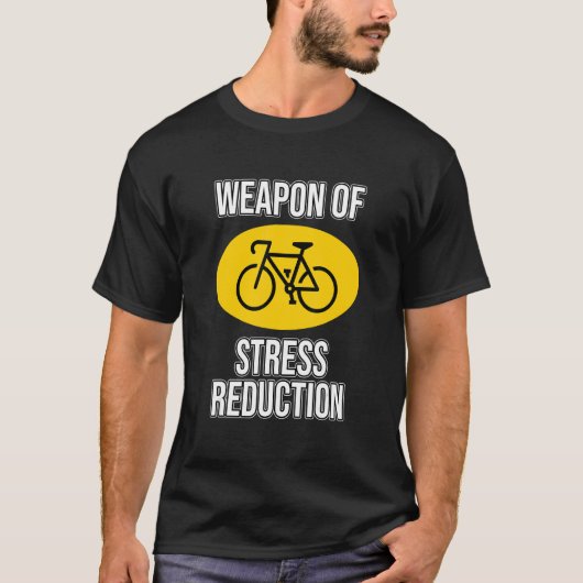 Fietscyclus voor fietsstremmen met fietsbeperking  t-shirt (Voorkant)