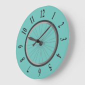 Fietscyclus wandklok (Hoek)