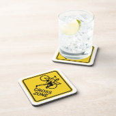 Fietscylockruis Road Sign Drankjes Onderzetter (Rechterzijde)