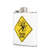 Fietscylockruis Road Sign Heupfles (Links)