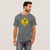 Fietscylockruis Road Sign T-shirt (Voorkant volledig)