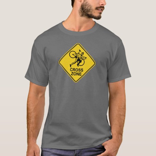 Fietscylockruis Road Sign T-shirt (Voorkant)