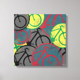 fietsdecor canvas afdruk