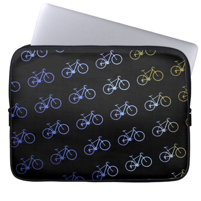 fietsdenkend laptop sleeve (Voorkant)