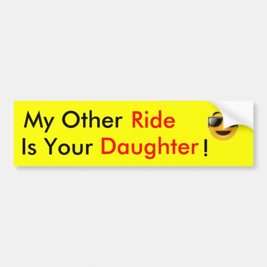 fietsdochters. bumpersticker (Voorkant)