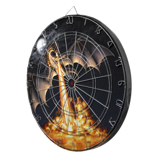 Fietsdraak Dartbord (Voorkant Rechts)