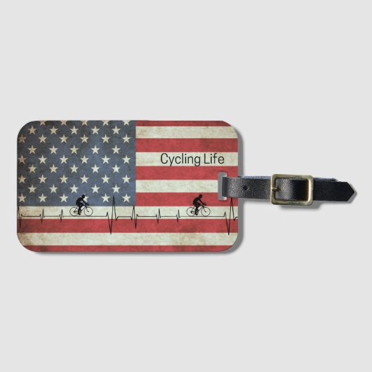 Fietsduur, banden en strips bagagelabel (Voorkant (horizontaal))