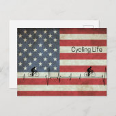 Fietsduur, banden en strips briefkaart (Voorkant / Achterkant)