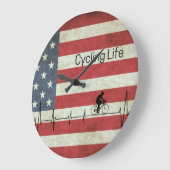 Fietsduur, banden en strips grote klok (Hoek)