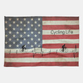 Fietsduur, banden en strips theedoek (Horizontaal)