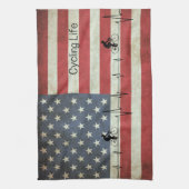 Fietsduur, banden en strips theedoek (Verticaal)