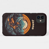 Fietsduur, retro aanpasbaar Case-Mate iPhone case (Achterkant (horizontaal))