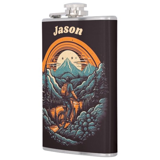 Fietsduur, retro aanpasbaar heupfles (Links)