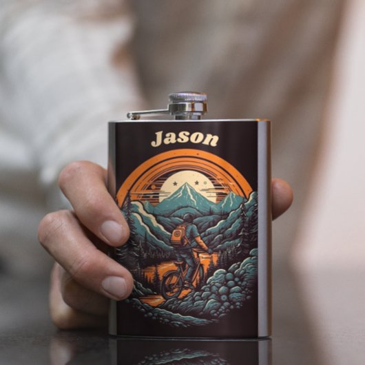 Fietsduur, retro aanpasbaar heupfles