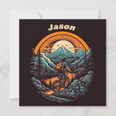 Fietsduur, retro aanpasbaar kaart (Voorkant)