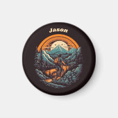 Fietsduur, retro aanpasbaar magneet (Voorkant)