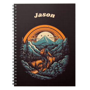 Fietsduur, retro aanpasbaar notitieboek