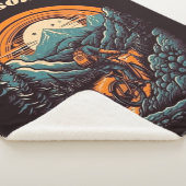 Fietsduur, retro aanpasbaar sherpa deken (3/4)