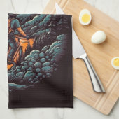 Fietsduur, retro aanpasbaar theedoek (Quarter Fold)