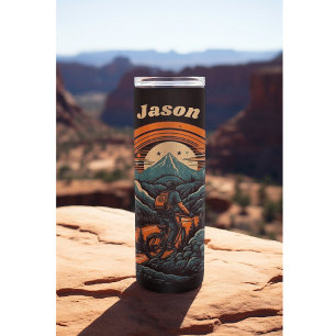 Fietsduur, retro aanpasbaar thermosbeker