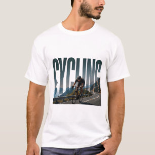 Fietseditoriaal Uithoudingsvermogen Grafisch T-shirt