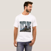 Fietseditoriaal Uithoudingsvermogen Grafisch T-shirt (Voorkant volledig)