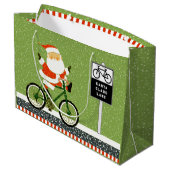 Fietseergalvaniseringsdag grote cadeau groot cadeauzakje (Achterkant Gekanteld)