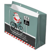 Fietseergalvaniseringsdag grote cadeau groot cadeauzakje (Voorkant Gekanteld)