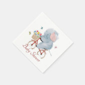 Fietselefant  servet (Hoek)