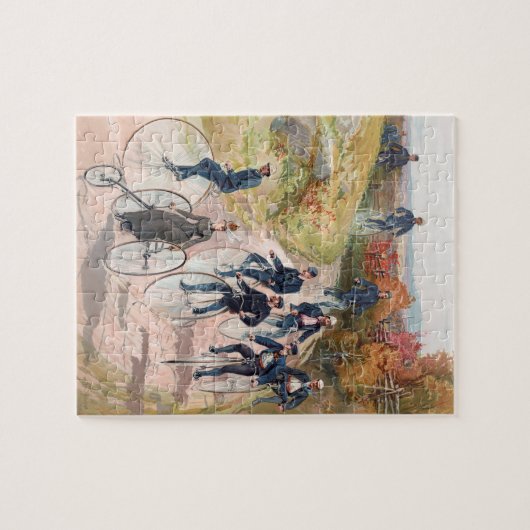 Fietsen, 1887 legpuzzel (Horizontaal)