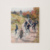 Fietsen, 1887 legpuzzel (Verticaal)