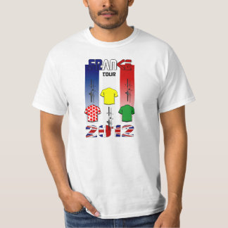Fietsen 2012 British tour de France 2012 Cycling T-shirt