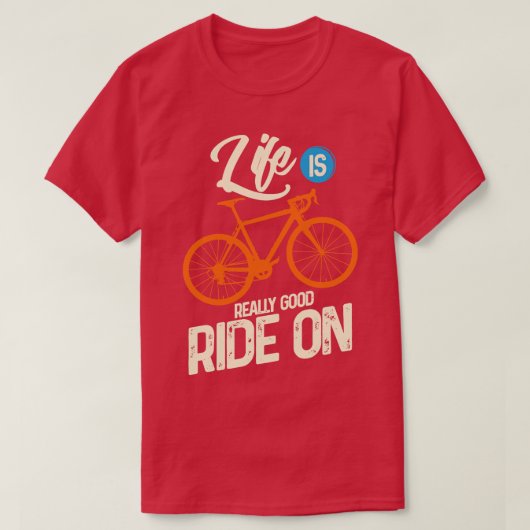 Fietsen 5 t-shirt (Design voorkant)