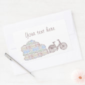 Fietsen Aarhus, Rechthoekige Sticker (Envelop)