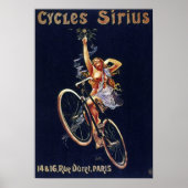 Fietsen Adverteren  fietsen Sirius Poster (Voorkant)